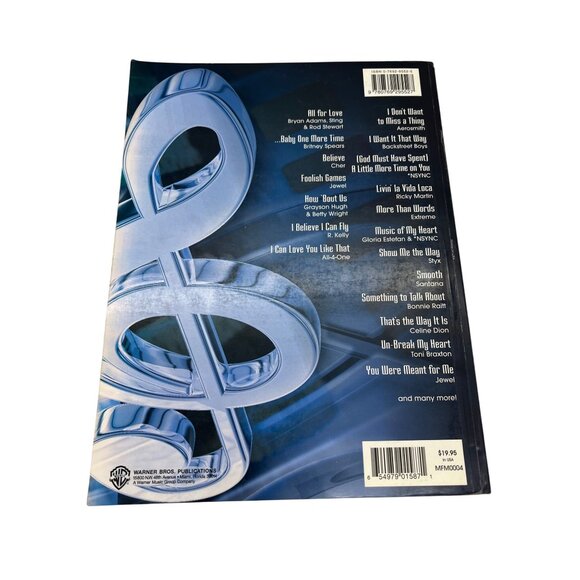 Ten Years Of Pop Music History 1990–2000 Red Book Piano/Vocal/Chords Songbook WB - Picture 2 of 10